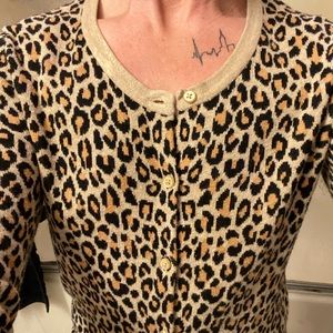 NWOT Merona Cheetah Cardigan